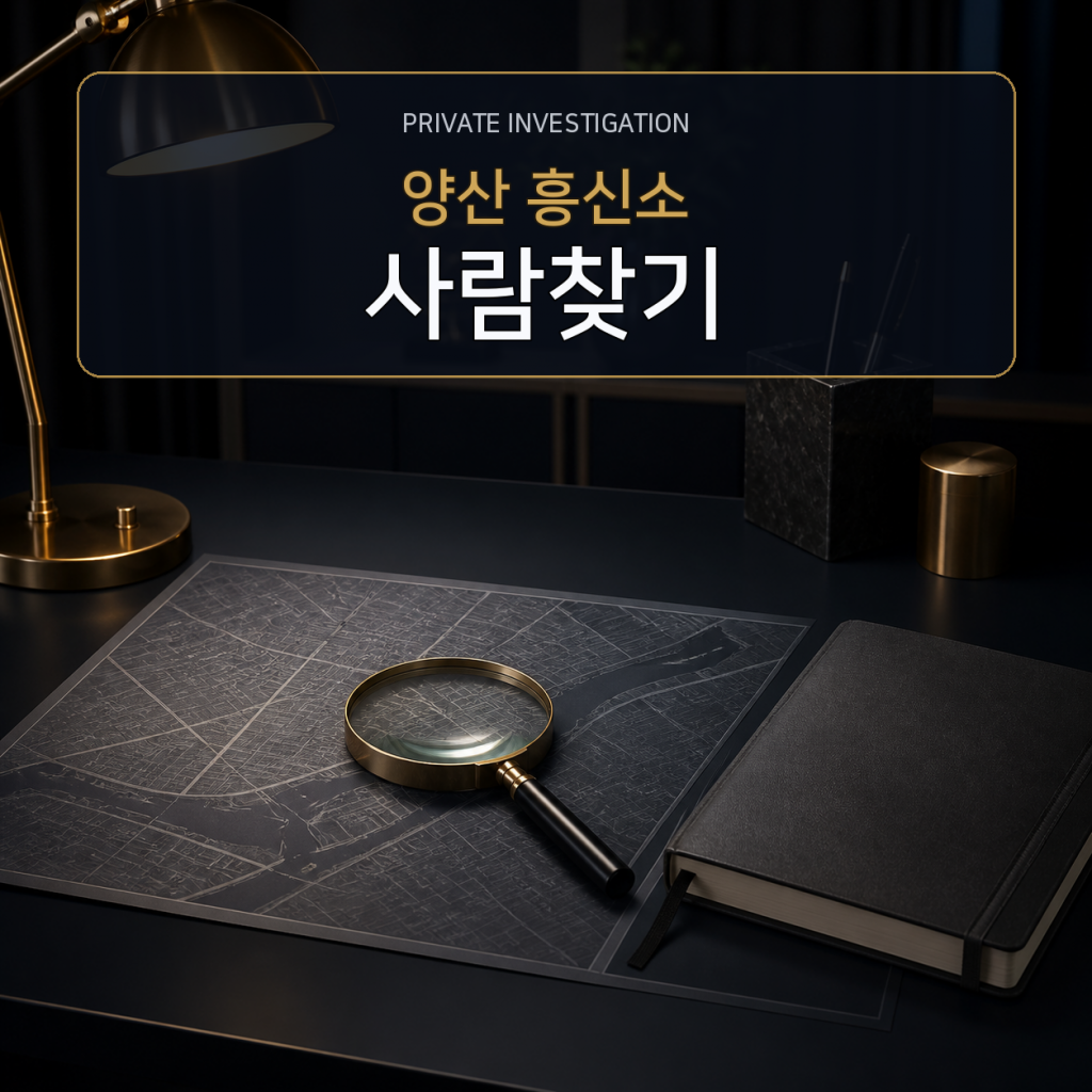 양산 사람찾기·소재파악 전문 흥신소